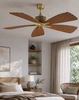 52" Porter Soft Brass IP66 Outdoor Ceiling Fan