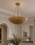 22" Verna Farmhouse Golden Chandelier