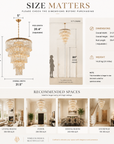 32 Inch Nelly 9 Light Bohemian Wood Beaded Chandelier