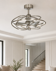 27" Bucholz Brushed Nickel Ceiling Fan