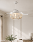 42" Huang Wooden Beads Ceiling Fan
