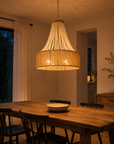 Modern Golden Farmhouse 4-Light Dry Rated Chandelier