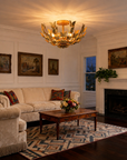 18 Inch 4 Light Betsy Semi Flush Mount Ceiling Light for Bedroom or Hallway