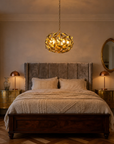 20 Inch 6 Light Golden Chandelier for Dining or Living Room