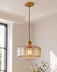 Gerald 1-Light Modern Gold Island Pendant