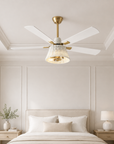 52" Zona Antique Brass Ceiling Fan