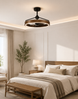 27" Mumbai Farmhouse Brown Downrod Fandelier