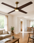 60" Parvez Modern DC Reversible Ceiling Fan
