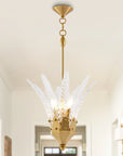Vito 3 Light Feather Shaped Island Pendant Light 17 Inch - IPLUS Lighting