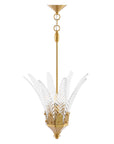 Vito 3 Light Feather Shaped Island Pendant Light 17 Inch