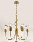Uriah Golden 5 Light Chandelier 26 Inch - IPLUS Lighting