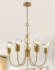 Uriah Golden 5 Light Chandelier 26 Inch