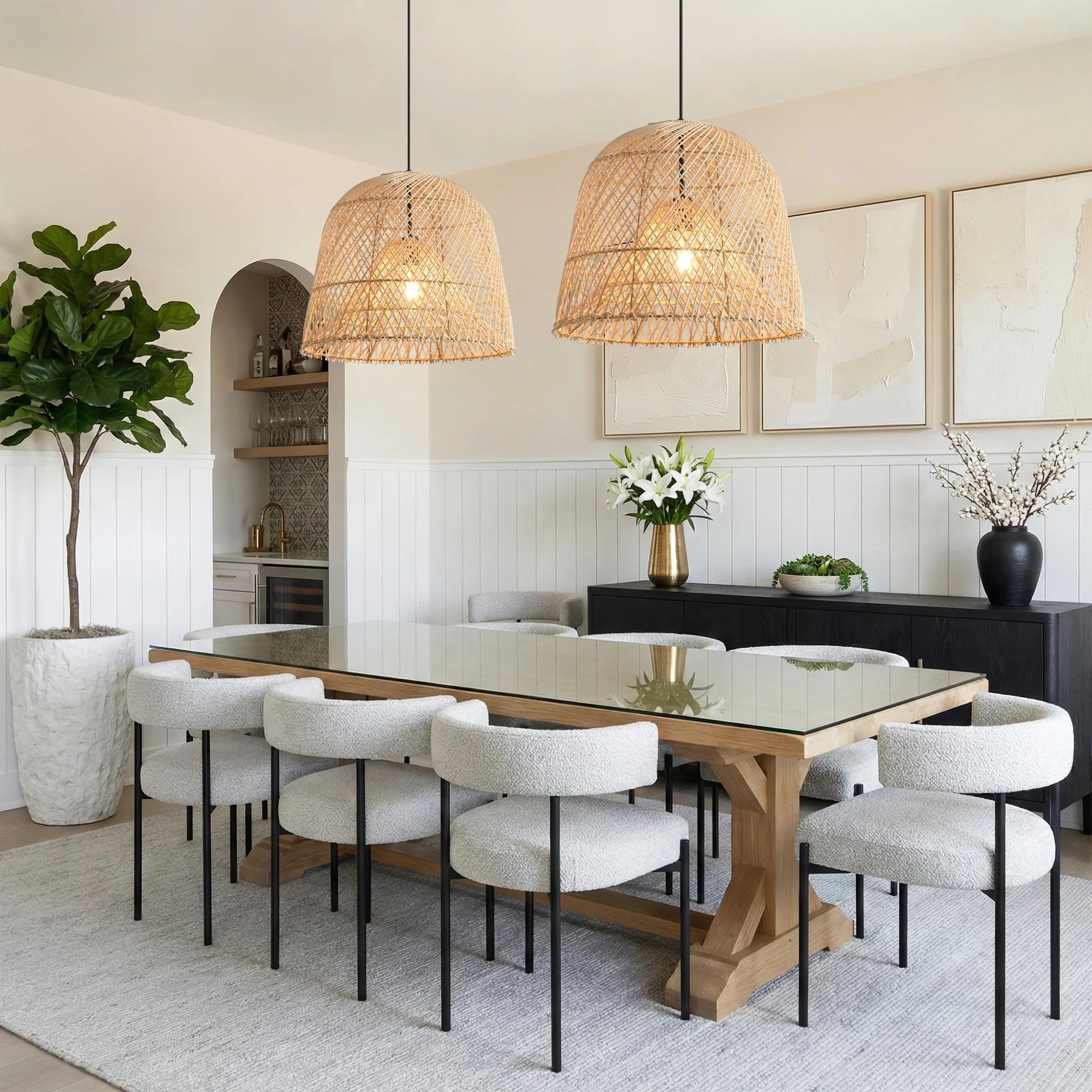 15" Wendell Bohemian Pendant Light