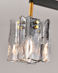 24.4" Sean 3-Light Linear Pendant with Artisan Glass Shades