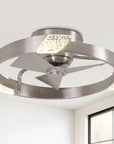 20" Hazel Satin Nickel Ceiling Fan
