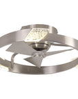 20" Hazel Satin Nickel Ceiling Fan
