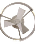 20" Hazel Satin Nickel Ceiling Fan