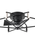21" Wade Black Industrial Ceiling Fan
