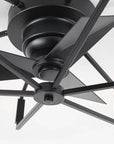 21" Wade Black Industrial Ceiling Fan