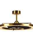 32" Robin Luxury Electroplated Copper LED Fandelier
