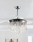 42" Mateo Crystal Ceiling Fan with Lighting