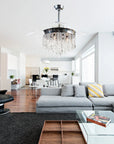 42" Mateo Crystal Ceiling Fan with Lighting