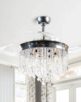 42" Mateo Crystal Ceiling Fan with Lighting