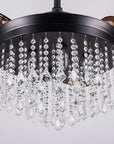 42" Mateo Crystal Ceiling Fan with Lighting