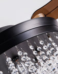 42" Mateo Crystal Ceiling Fan with Lighting