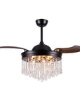 42" Mateo Crystal Ceiling Fan with Lighting