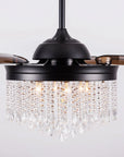 42" Mateo Crystal Ceiling Fan with Lighting