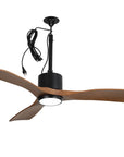 42" Patio Guard IP65 Outdoor Black Ceiling Fan