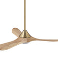 48" Avelor Modern LED Ceiling Fan with Solid Wood Blades