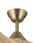 48" Avelor Modern LED Ceiling Fan with Solid Wood Blades