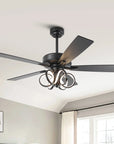 52" Levi Double-sided Blades Ceiling Fan