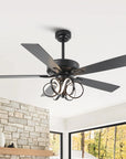 52" Levi Double-sided Blades Ceiling Fan