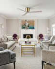 54 Inch Ward Solid Wood Blades Ceiling Fan