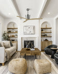 54 Inch Dylan Solid Wood Mount Ceiling Fan