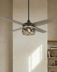 52" Kashmir Farmhouse Reversible Ceiling Fan