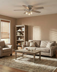52" Bangatore Chrome Reversible Ceiling Fan