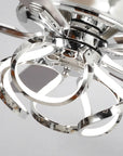 52" Zelda Chrome Reversible Ceiling Fan