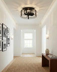13" Modern Reversible Crystal Ceiling Fan