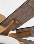 65" Modern Golden Reversible Ceiling Fan