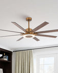 65" Modern Golden Reversible Ceiling Fan