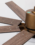 65" Modern Golden Reversible Ceiling Fan