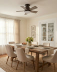 24" Farmhouse Reversible Iron Ceiling Fan