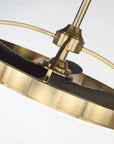 27" Arthur Industrial DC Motor Downrod Mount Ceiling Fan with Lighting and Remote Control
