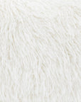 84" Darwen Modern Faux Fur Sofa with Ball Pillow