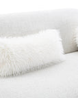 84" Mellone Mid-Century Modern Sofa in Soft Chenille