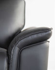 Bienne 38.5" Leather Match Recliner Chair with Manual Function